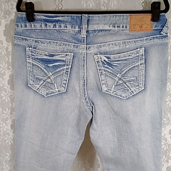 Ame Thyet Wash Acid Women's Jeans Size 11 80% Cotton - Picture 8 of 12